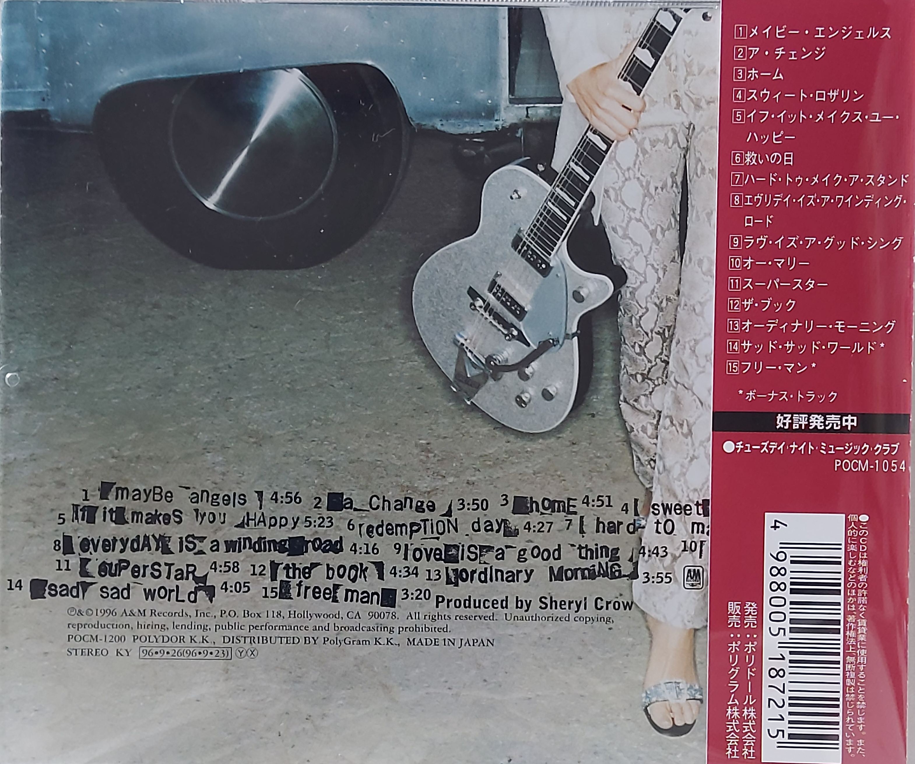 CD,Sheryl Crow - Sheryl Crow (1996)(Japan)