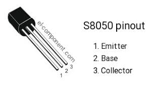 Transistor S8050 8050 NPN power transistor package TO-92 ทรานซิสเตอร์เบอร์ 8050 จำนวน 1 ชิ้น