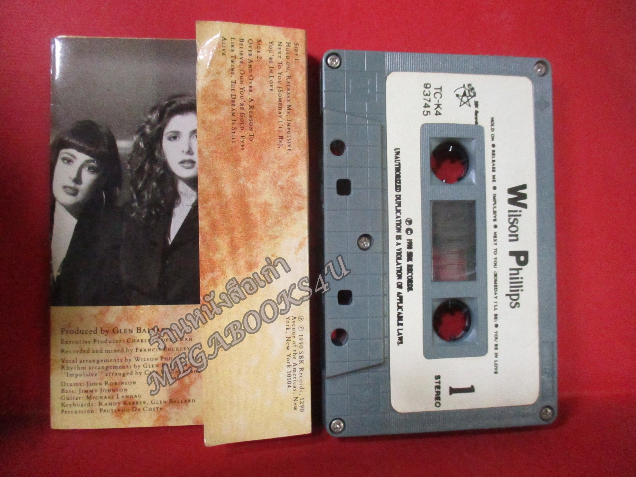 เทปเพลงสากล วิลสัน ฟิลลิปส์ Wilson Phillips อัลบั้ม Wilson Phillips