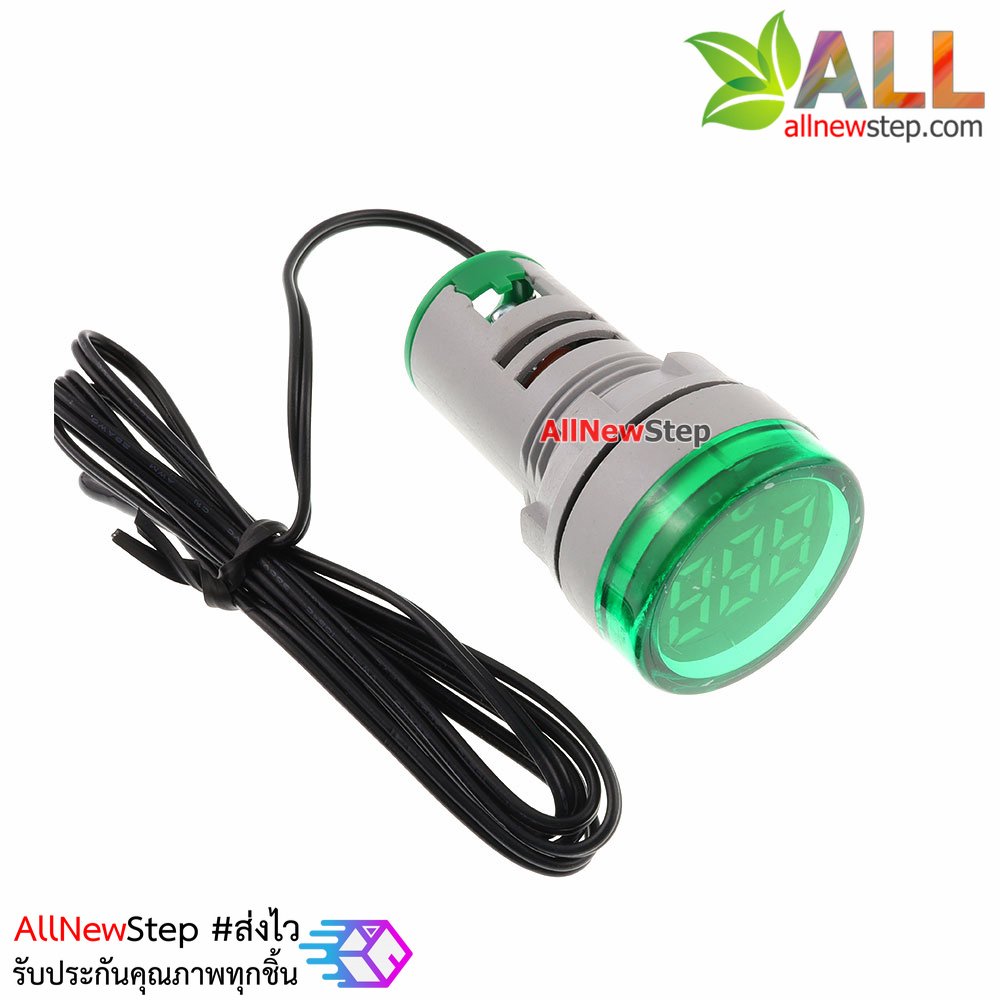โมดูลวัดอุณหภูมิ LED สีเขียว ไฟเลี้ยง 220VAC