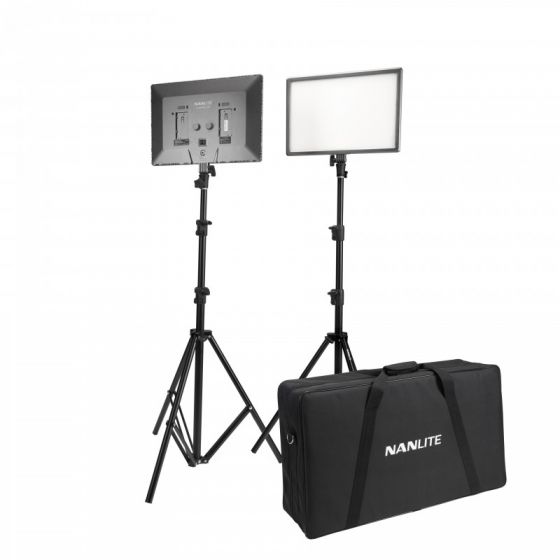 NANLITE LUMIPAD 25 2KIT WITH POWER ADAPTER & BATTERY