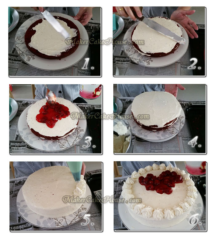 วิธีทำเรดเวลเว็ทเค้ก (Red VElvet Cake) 27