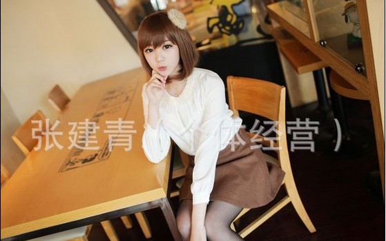 A1019 วิกผมปลอมสั้น คลุมไหล่นิดหน่อย