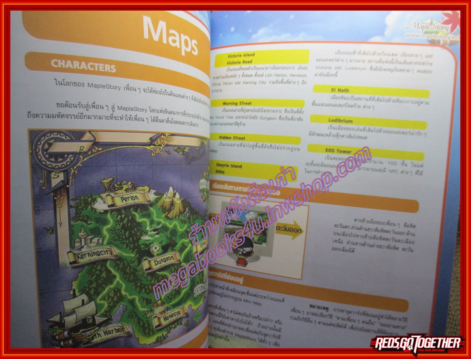 หนังสือคู่มือเฉลยเกมส์ MAPLE STORY