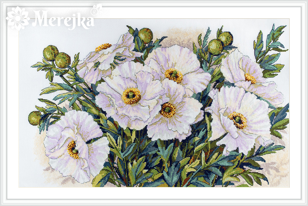 Merejka ชุดปัก White Flowers