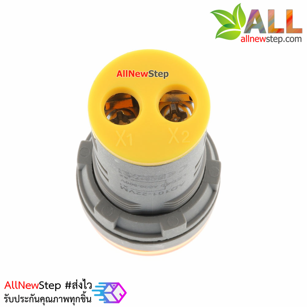 ดิจิตอลโวลต์มิเตอร์ LED 20-500VAC แบบติดแผงแสดงผล จอสีเหลือง