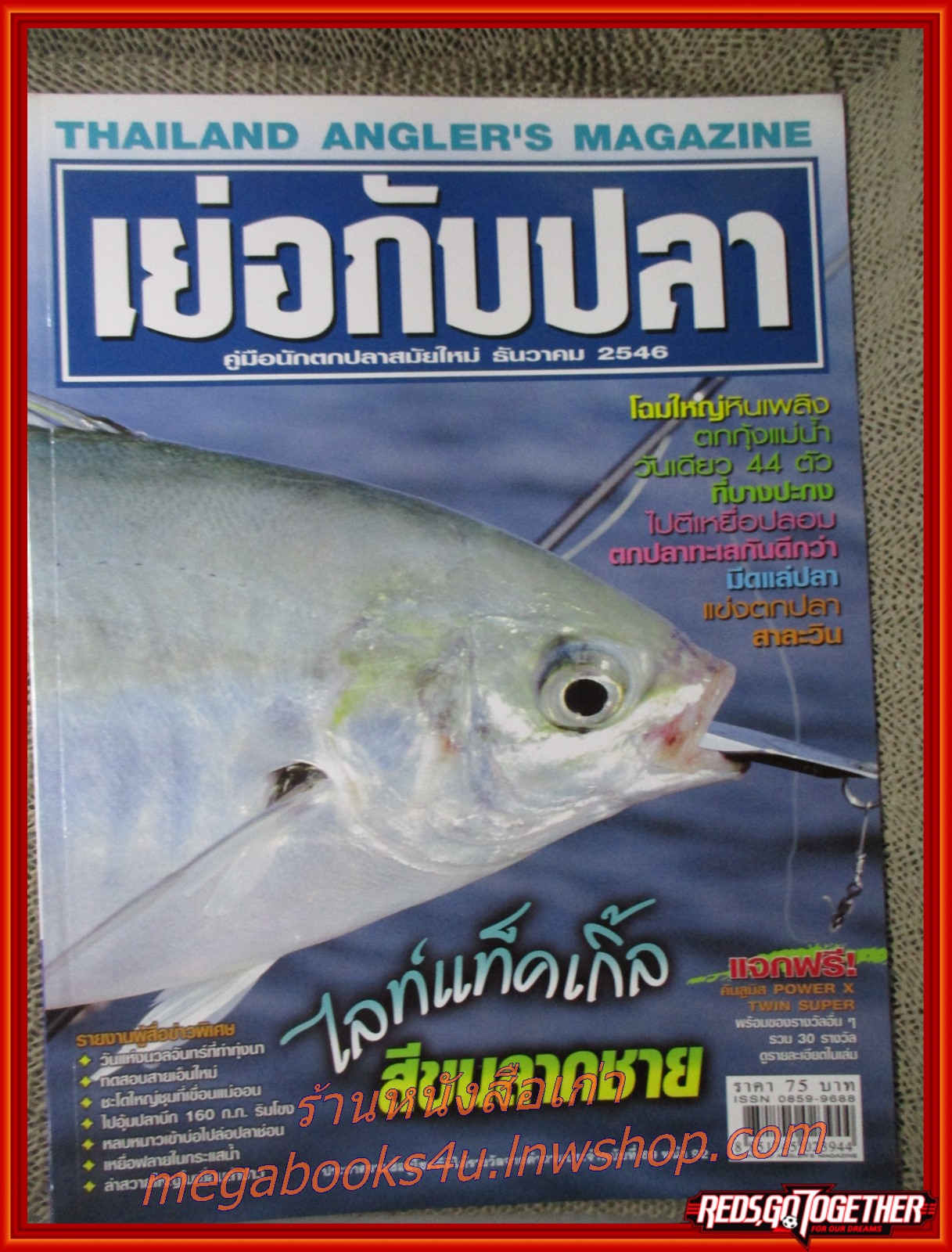 นิตยสาร เย่อกับปลา ฉบับที่071 ปี2546 ปก ไลท์แท็คเกิ้ล สีขนลากชาย