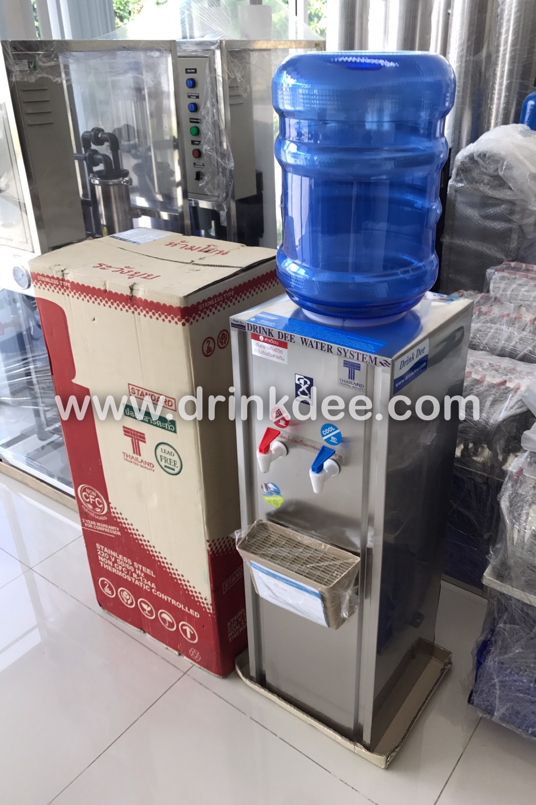 ตู้น้ำร้อน-น้ำเย็น แบบถังคว่ำ 2 หัวก๊อก