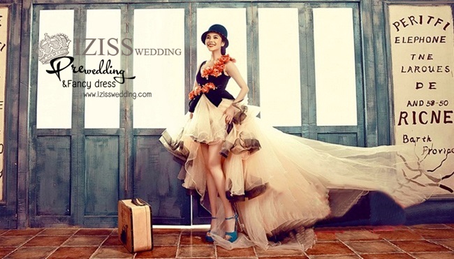 **พรีออเดอร์**รหัส PW060 ชุดถ่ายพรีเว็ดดิ้ง (pre wedding dress) ชุดแฟนตาซีชายหญิง "ธีมสีน้ำตาล-ดำ"