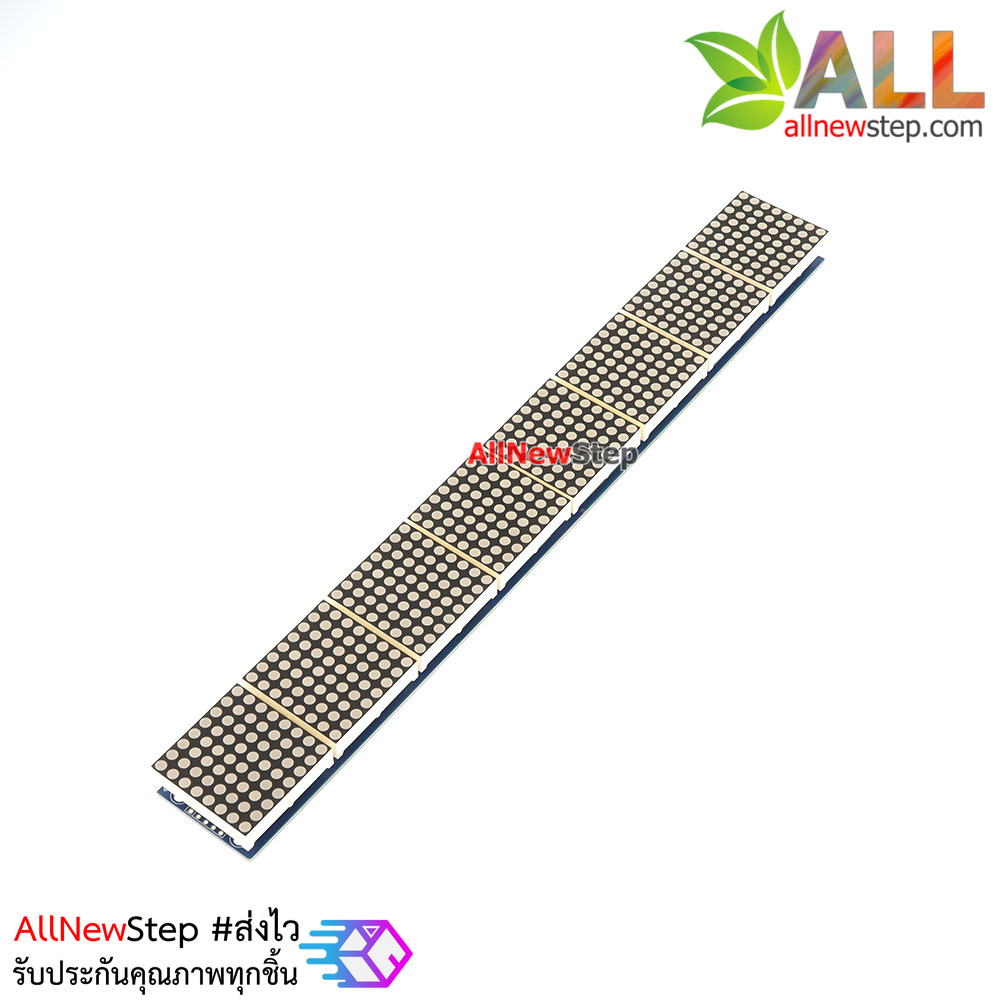 โมดูล MAX7219 จอแสดงผล LED แบบ Dot Matrix 8 ช่อง สีแดง