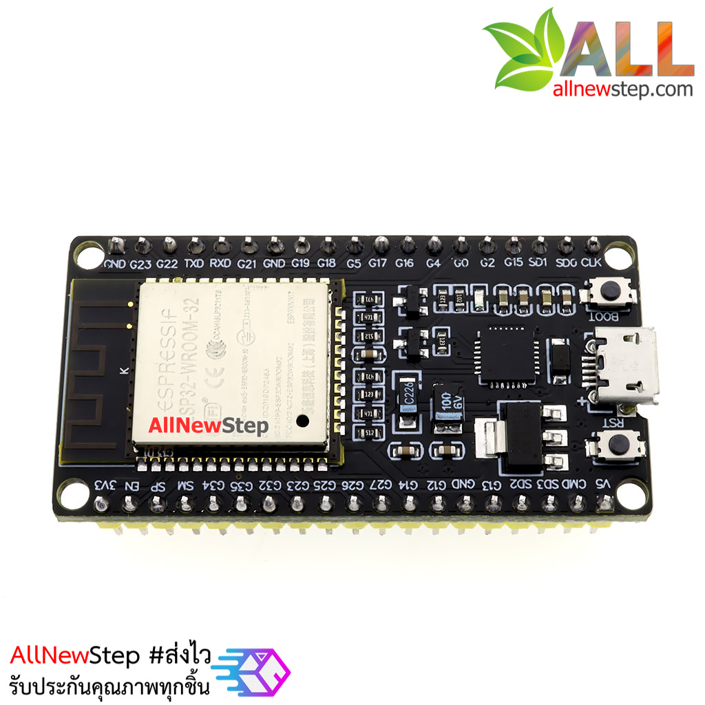 บอร์ด ESP32 NodeMCU Goouuu ESP32 DEVKIT Wi-Fi and Bluetooth แบบ 38 ขา