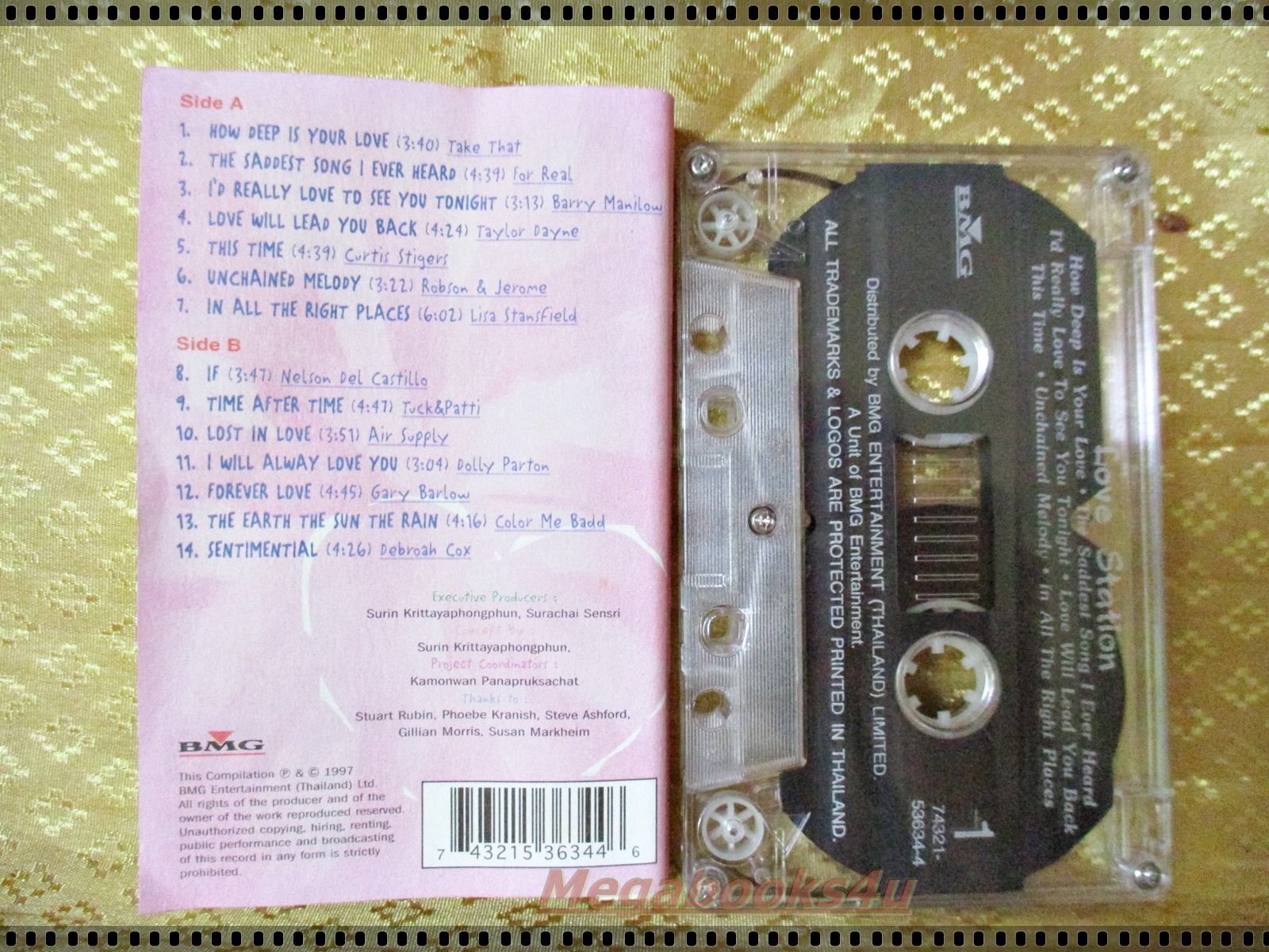 เทปเพลงสากล อัลบั้ม LOVE STATION