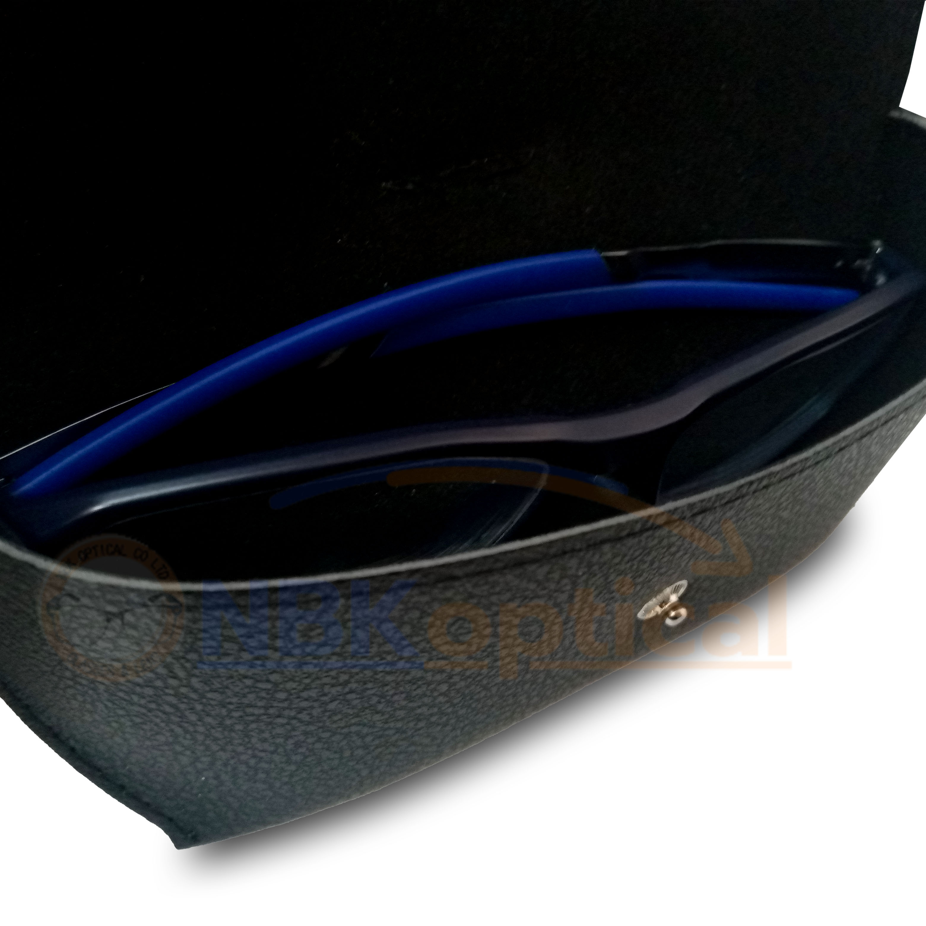 กล่องแว่นตาหนัง PU ใส่เข็มขัดได้ 10ใบ 1แพ็ค