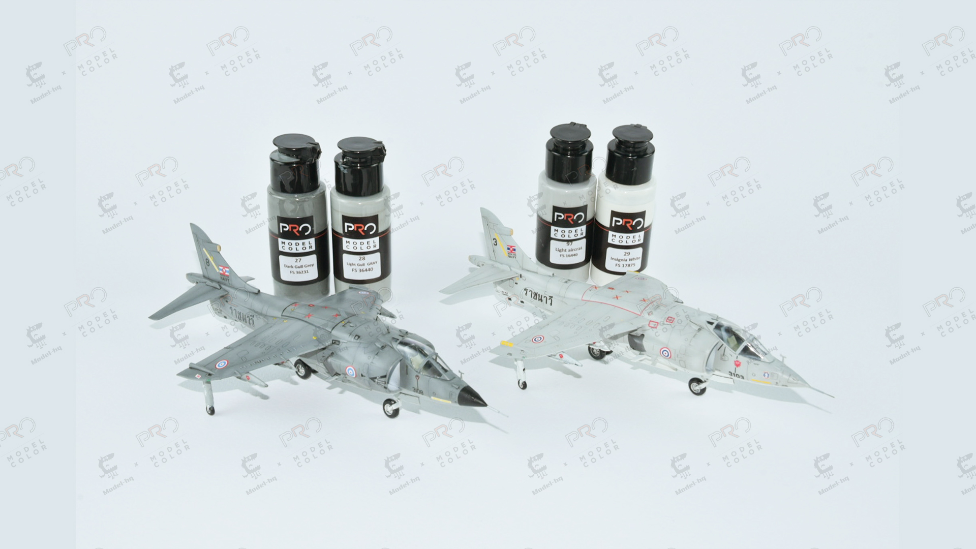 สี PRO COLOR SET สำหรับ เครื่องบิน AV-8 HARRIER ขนาด 30 ml