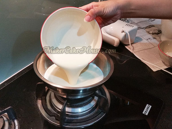 ขั้นตอนการทำไอศครีมโฮมเมดกาแฟอัลมอนต์ 2