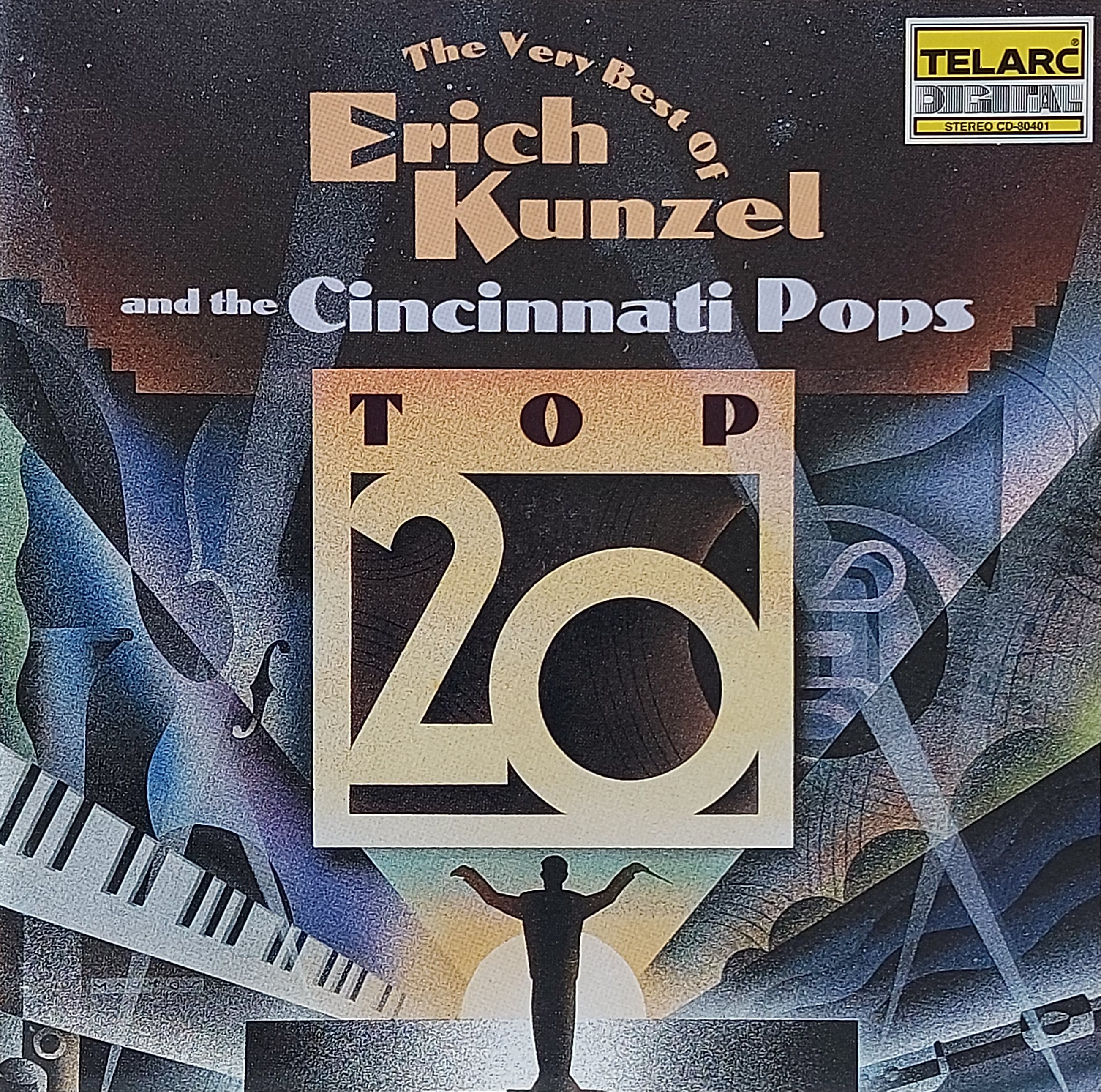 Used CD,Erich Kunzel the Cincinnati Pops Orchestra (B)(Classical)(instrumental)(1994)(USA)