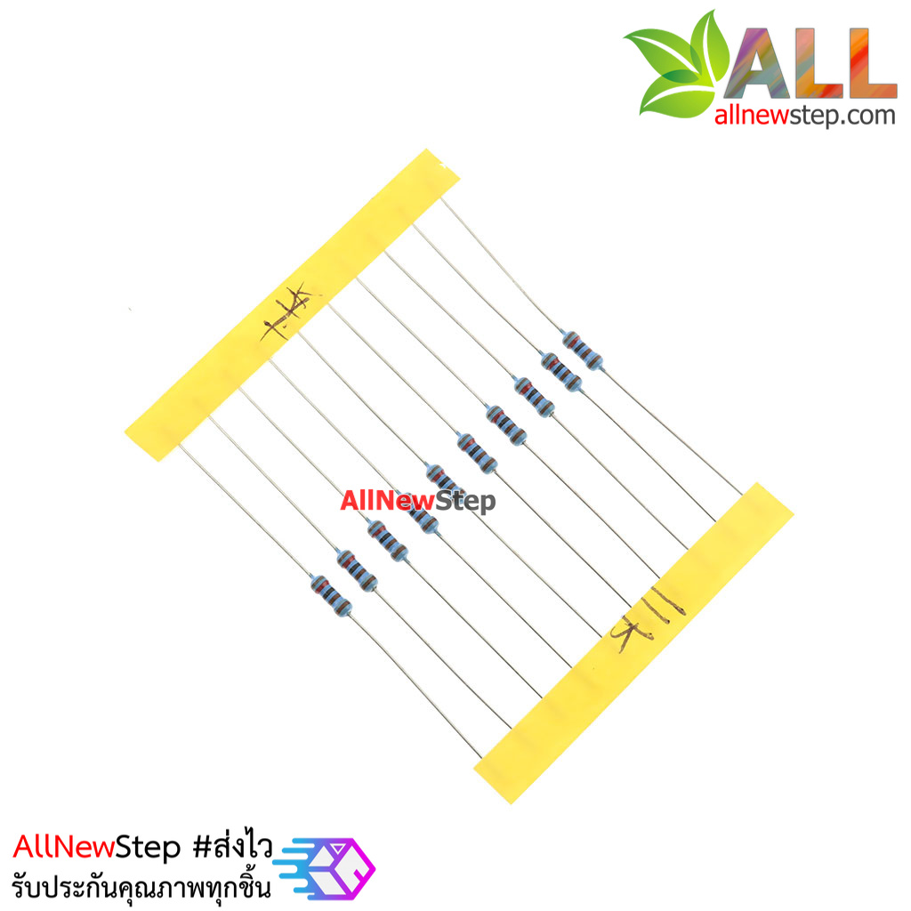 ตัวต้านทาน 11 K 1/4W Metal film 11k 1% จำนวน 10 ชิ้น