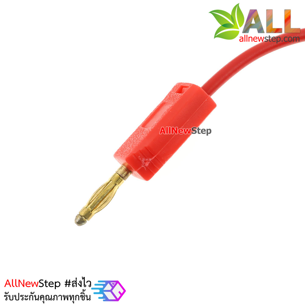 2mm Banana to Banana Jack Cable 20cm สีแดง