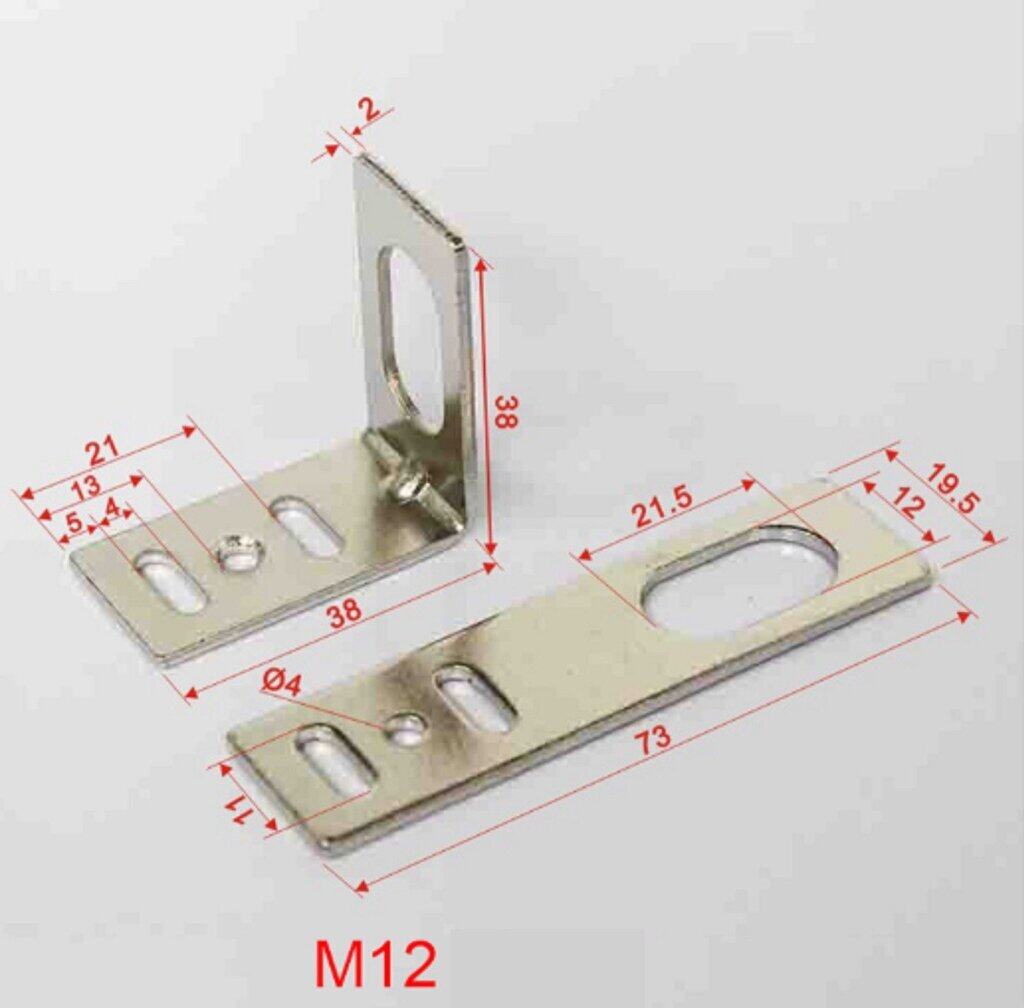 ขายึดเซ็นเซอร์ตรวจจับโลหะ LJ12A3 Inductive Proximity M12 Bracket L-Type