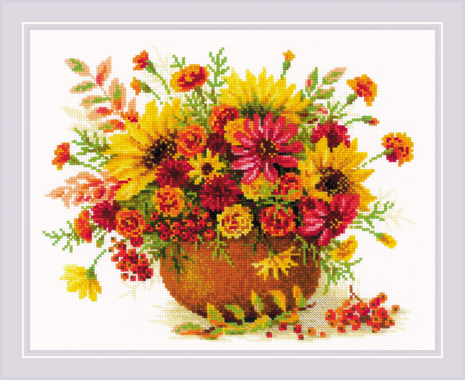 Riolis ชุดปัก Autumn Flowers