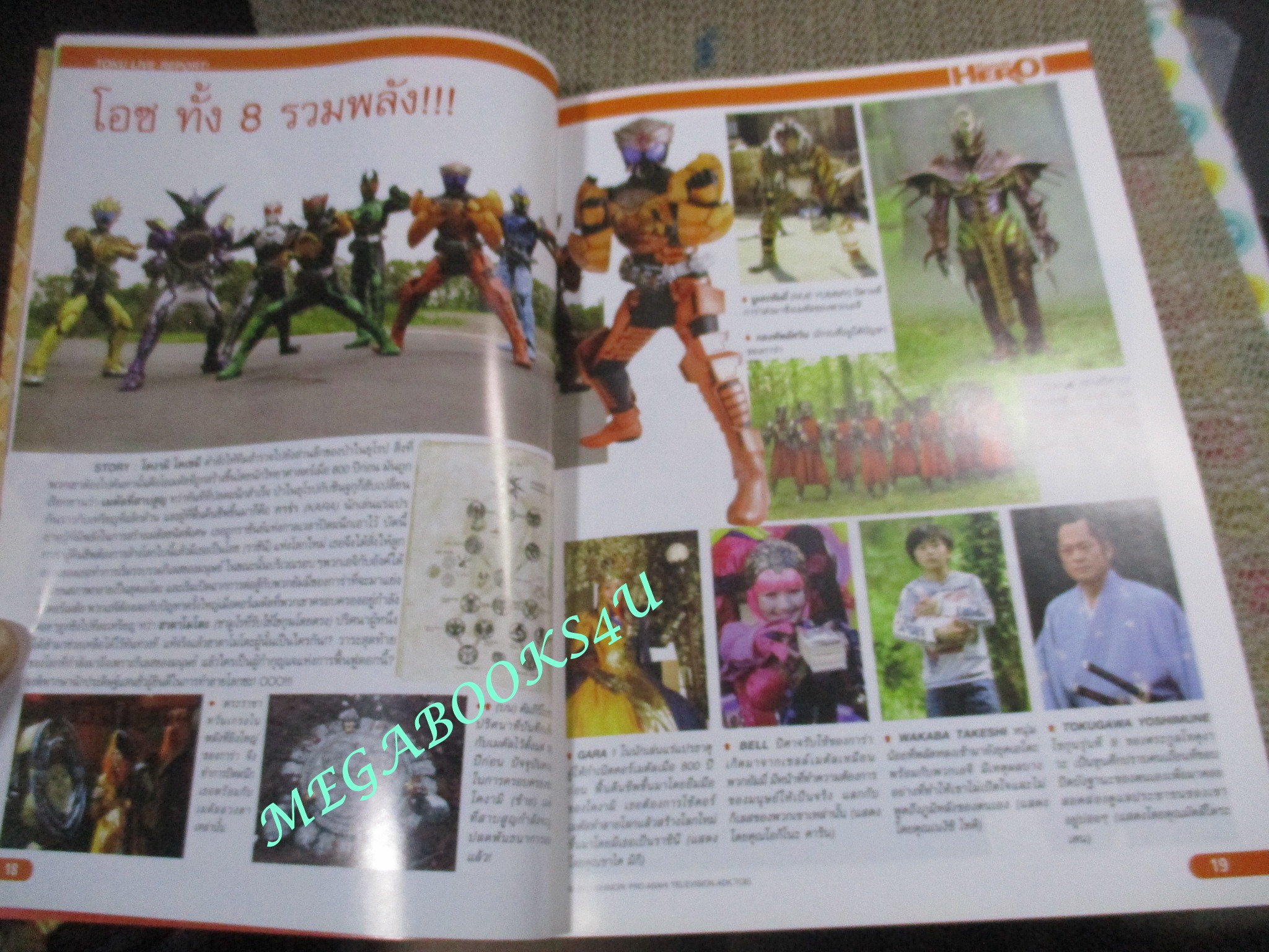 ทีวีแมกกาซีน HERO ฉบับที่026/2554 KAMEN RIDER FOURZE / ปกหลังมีรอยถลอก/