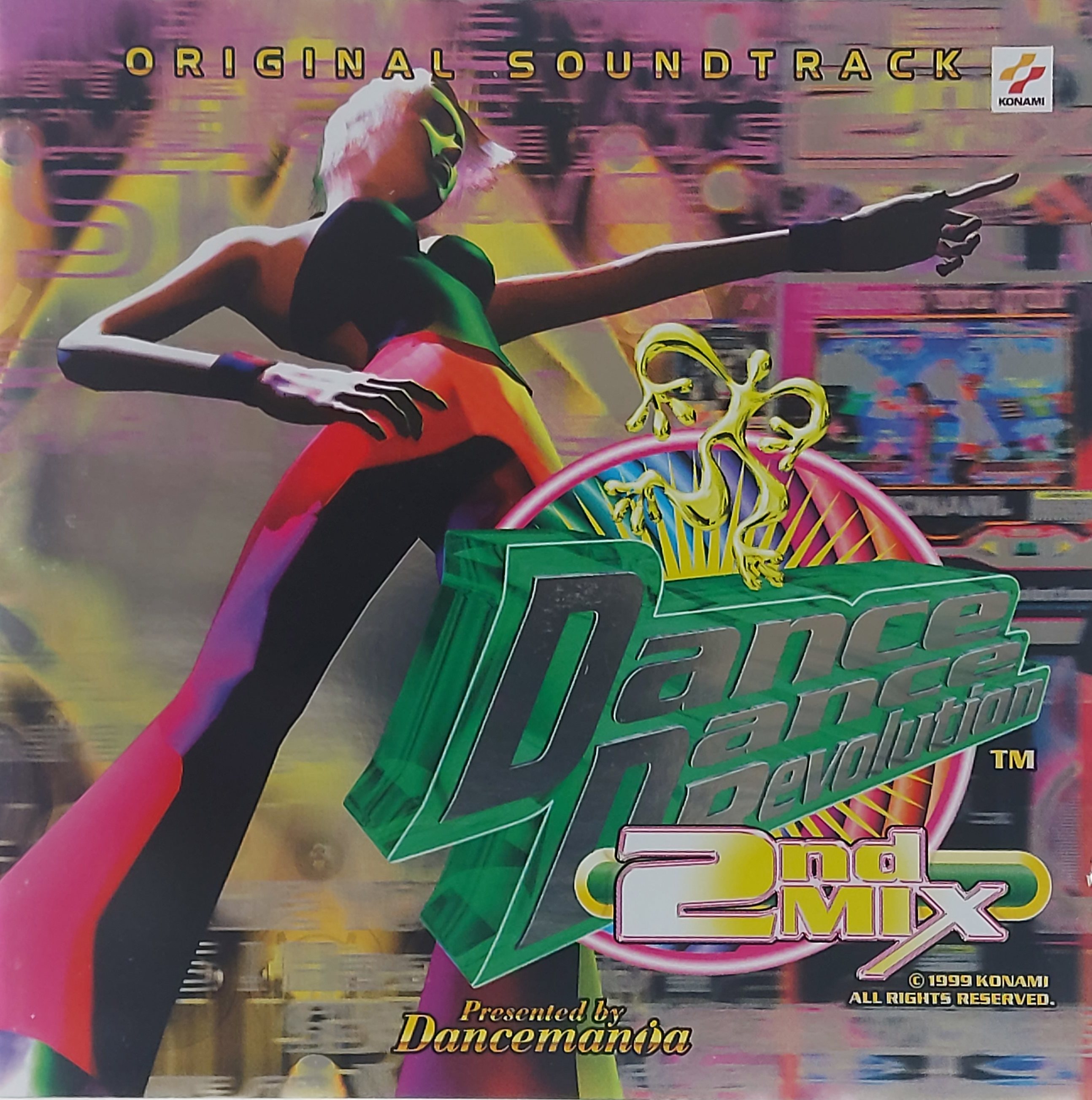 Used CD,Dance Dance Revolution 2nd MIX Original Soundtrack (A+)(2CD)(Various Artists)(1999)(Japan)