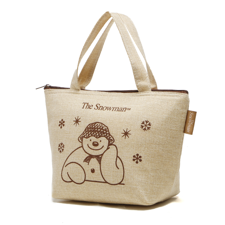 พร้อมส่ง กระเป๋าเก็บอุณหภูมิ กระเป๋าเก็บความเย็น The Snowman มีซิบ มี 2 สี