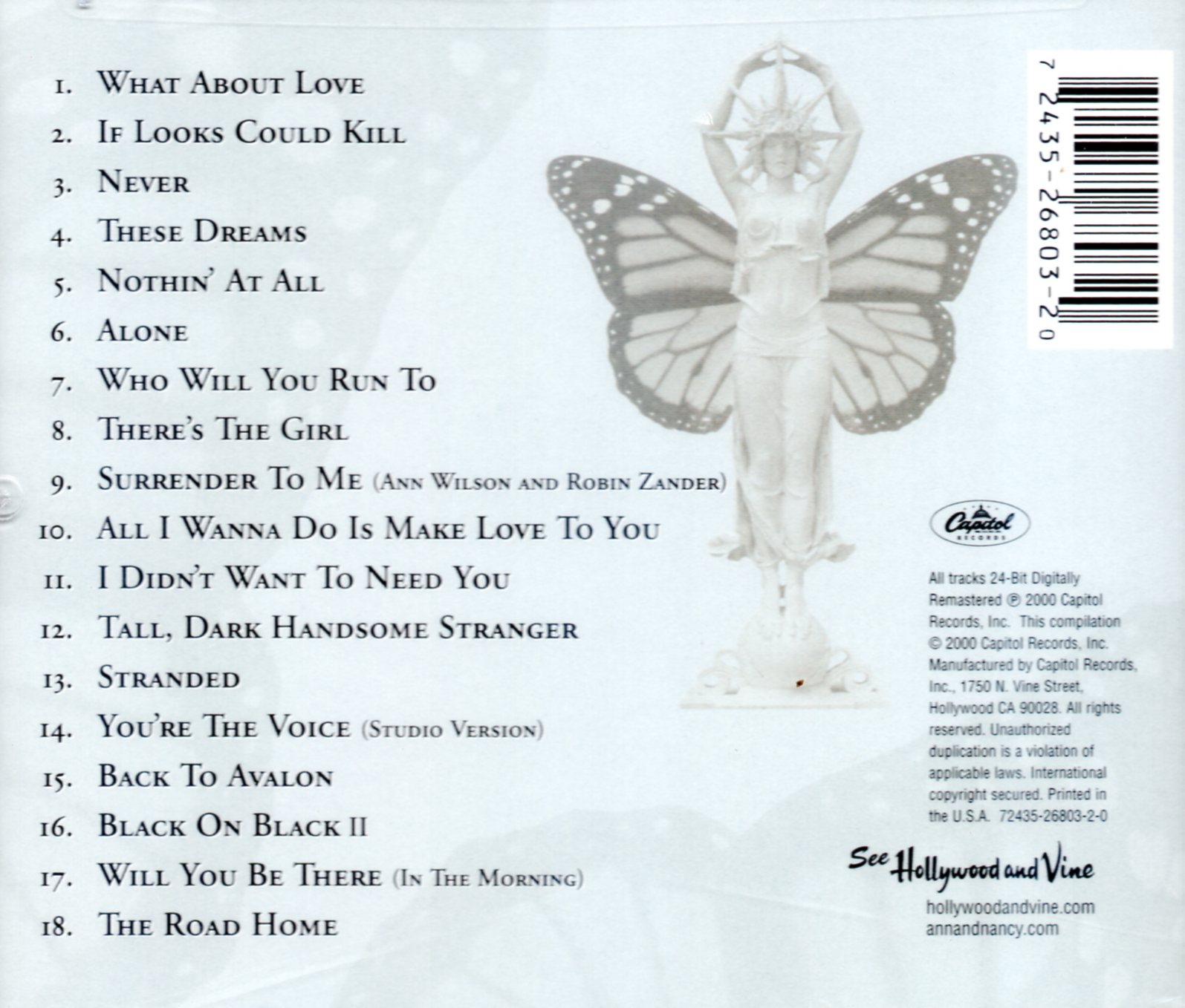 CD,Heart - Greatest Hits (24 Bit Digital Remaster)(2000)(USA)