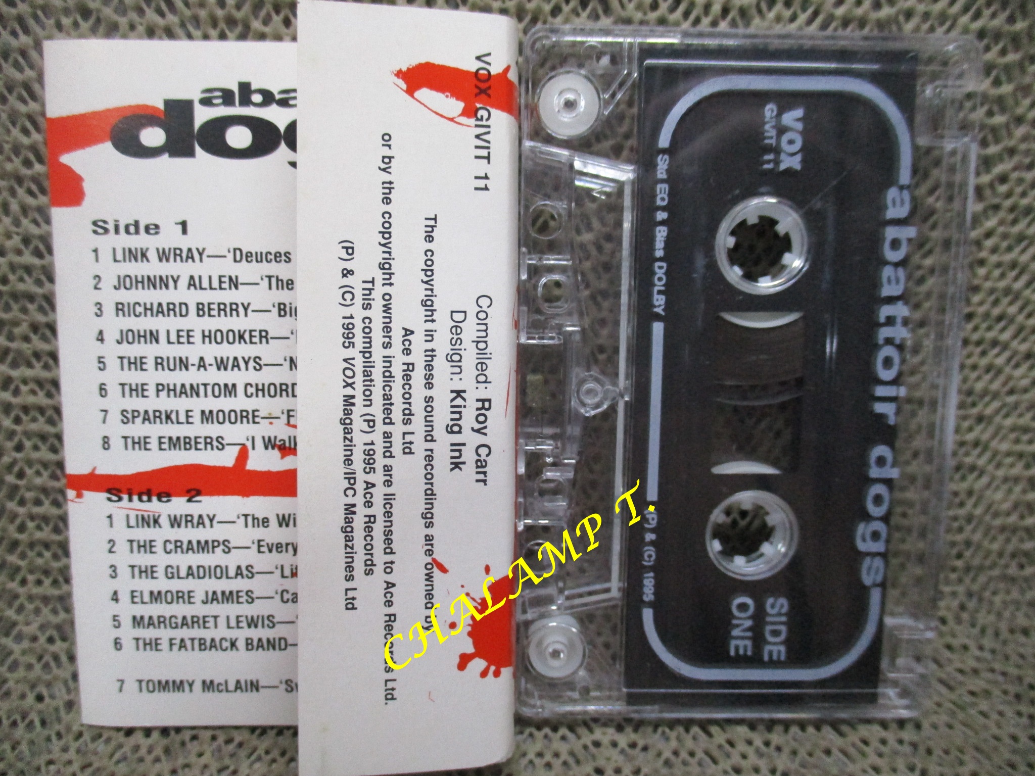 เทปเพลงสากล Abattoir Dogs