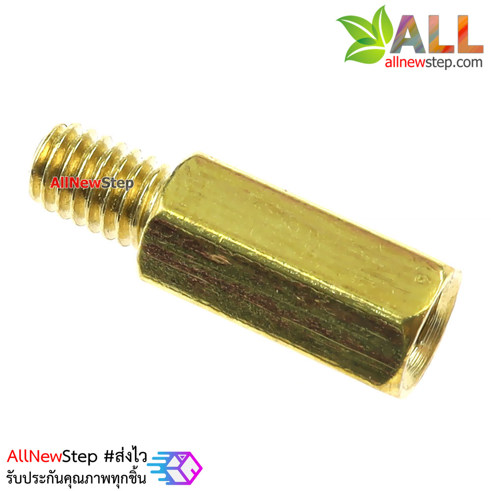 น็อต m4 ขนาด 12+6mm