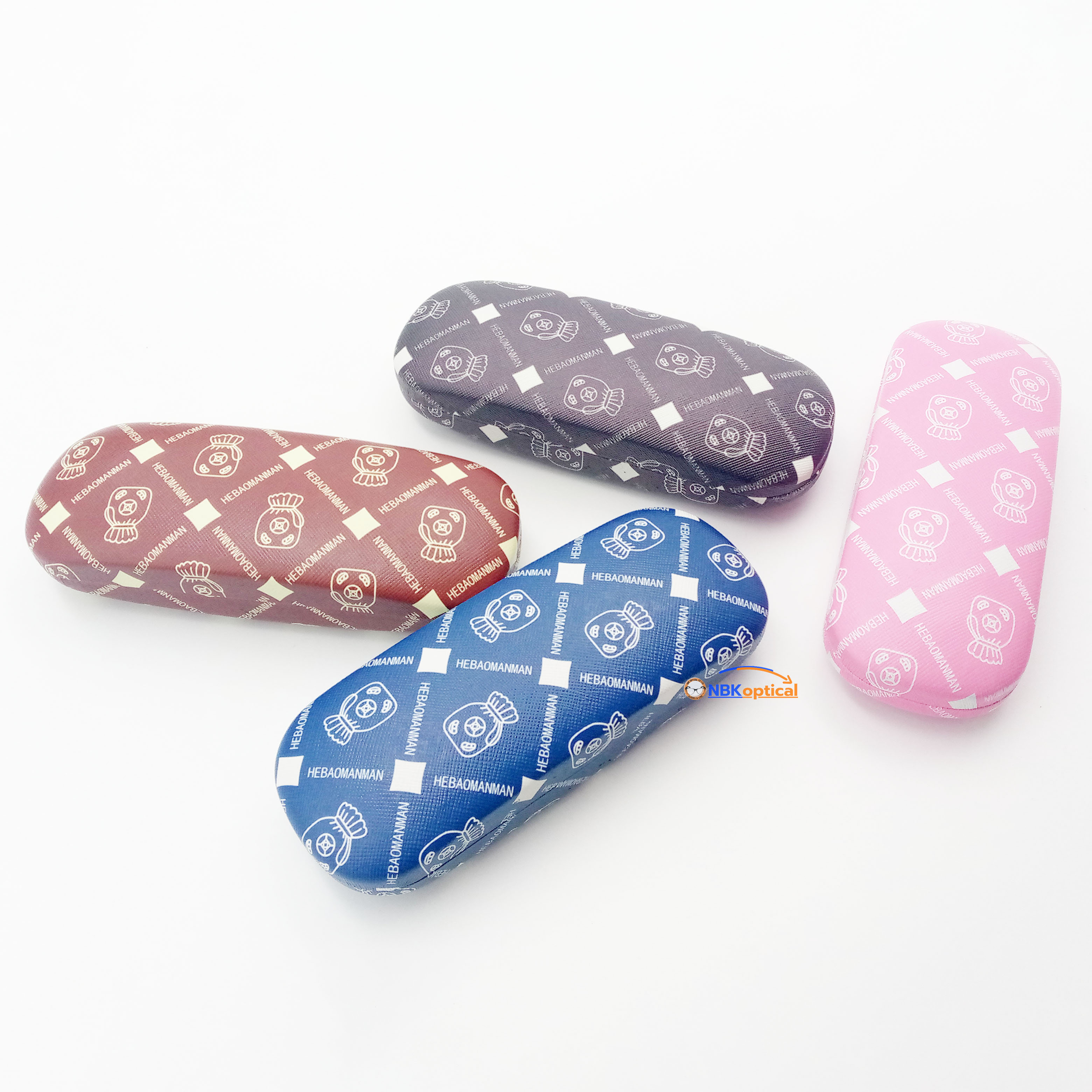 กล่องแว่นตาแฟชั่นลายอาร์ตทรงหรู(1แพ็ค10ใบ)