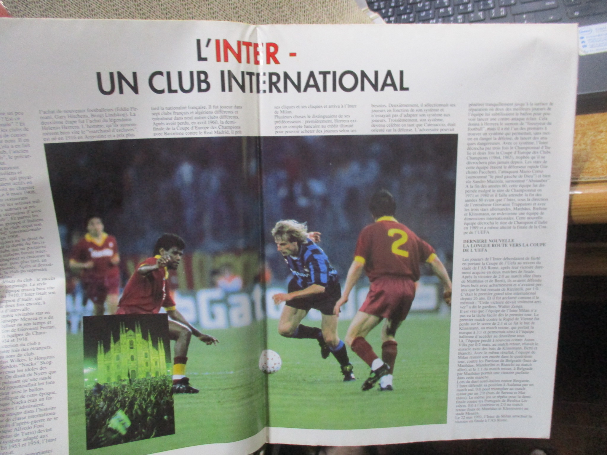 SUPER POSTER โปสเตอร์ขนาดใหญ่ของทีมฟุตบอล อินเตอร์มิลาน ---สตาร์ซอคเกอร์