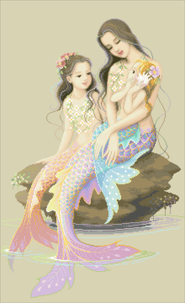 Nattee ชุดปัก Mommy Mermaid
