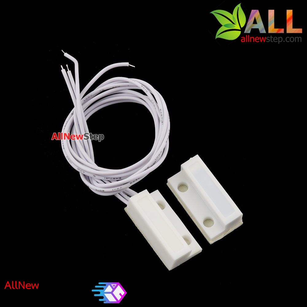 Magnetic Door Switch สวิตช์แม่เหล็ก สำหรับติดเซนเซอร์ สวิตช์ประตู สวิตช์หน้าต่างกันขโมย door manetic switch