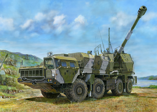 1/35 Russian 130mm Coastal Defense Gun A-222 Bereg