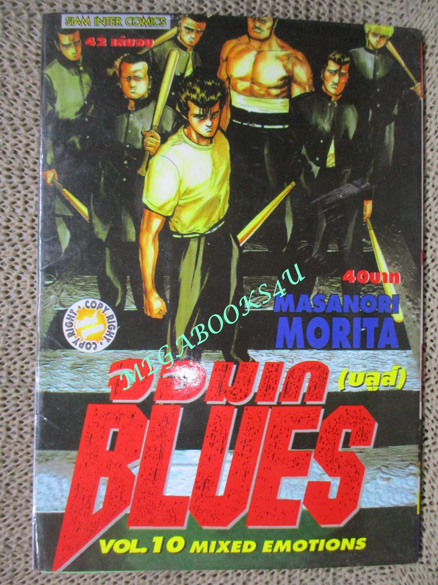 การ์ตูนบ้าน จอมเก BLUES (บูลส์) เล่ม10 / MASANORI MORITA สนพ.สยาม