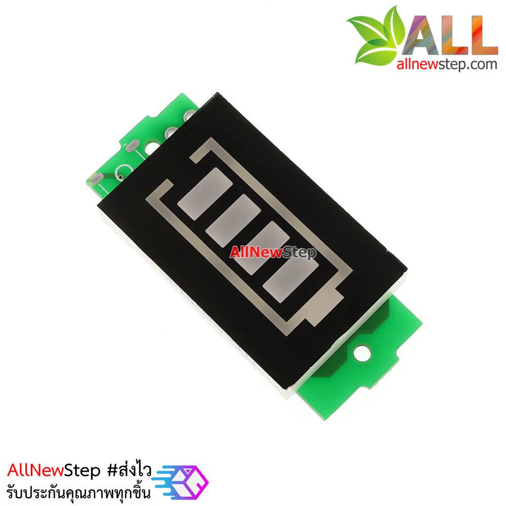 Battery power indicator 11.1-12.6V โมดูล วัดระดับแบตเตอร์รี่ 11.1-12.6V 4 ระดับ
