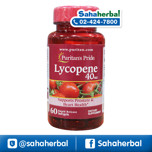 ไลโคปีน Lycopene 40 mg Puritan's Pride ราคาถูก ฟรีของแถมทุกรายการ