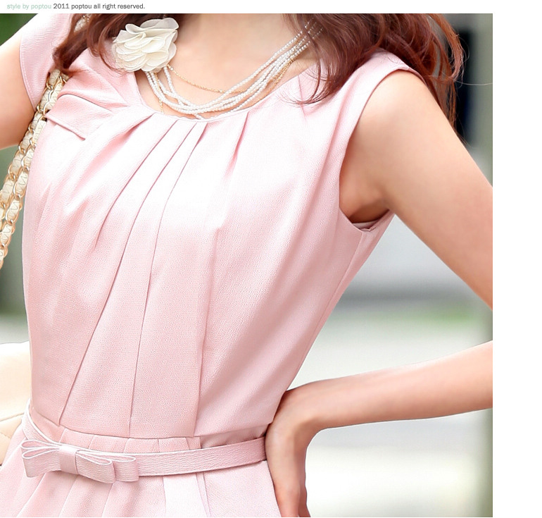 **หมดค่ะ** เดรสชีฟองสีชมพูอ่อน