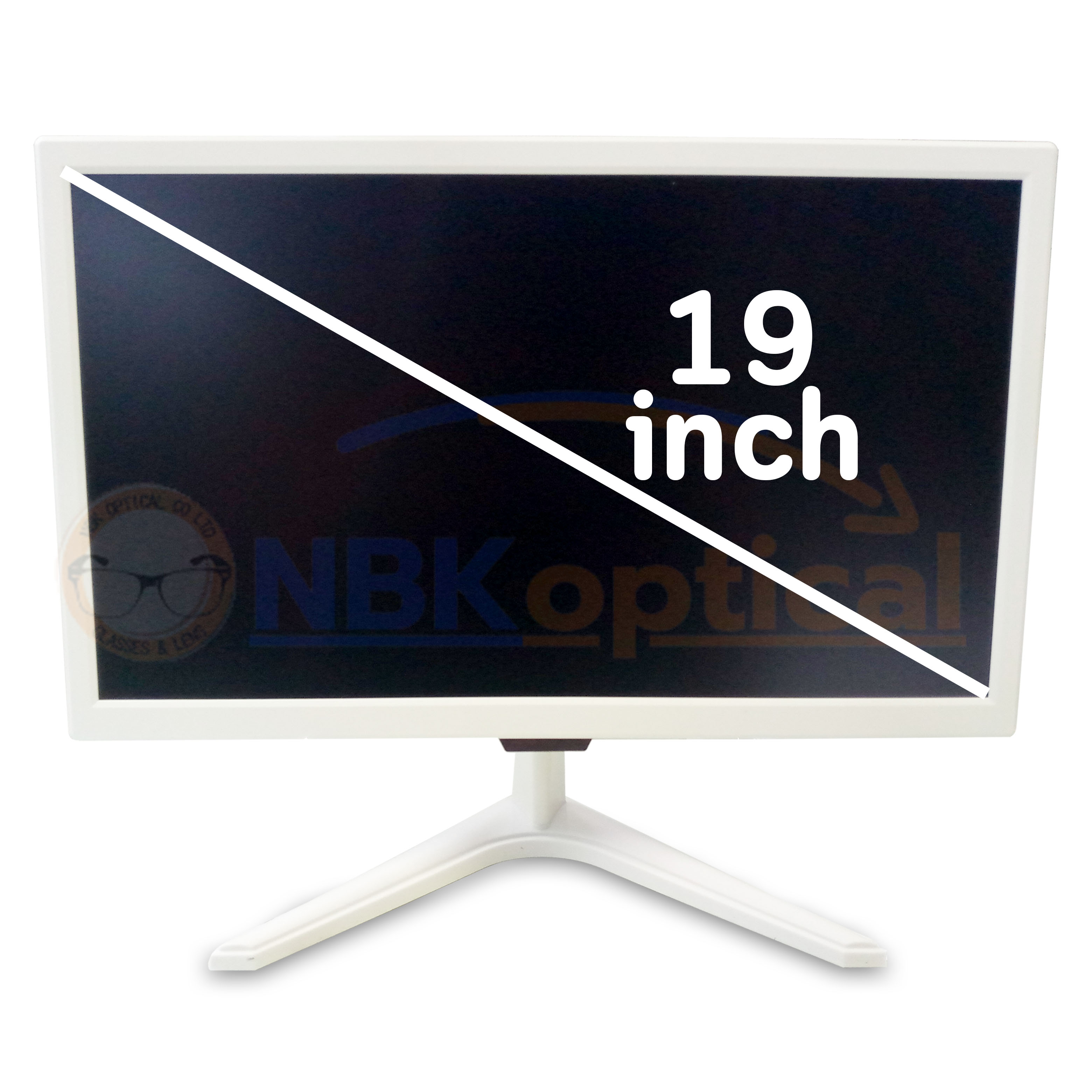 จอ LED 19" รุ่น K-185 " Visual Auto Charts จอวัดสายตา ตั้งโต๊ะ&ติดผนังได้ สีขาว