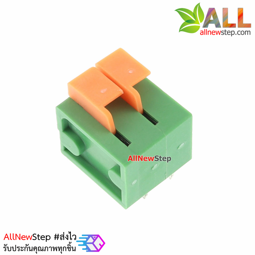 Terminal KF142V KF142R 5.08mm screw-free spring type PCB แบบ 2 ขาตรง