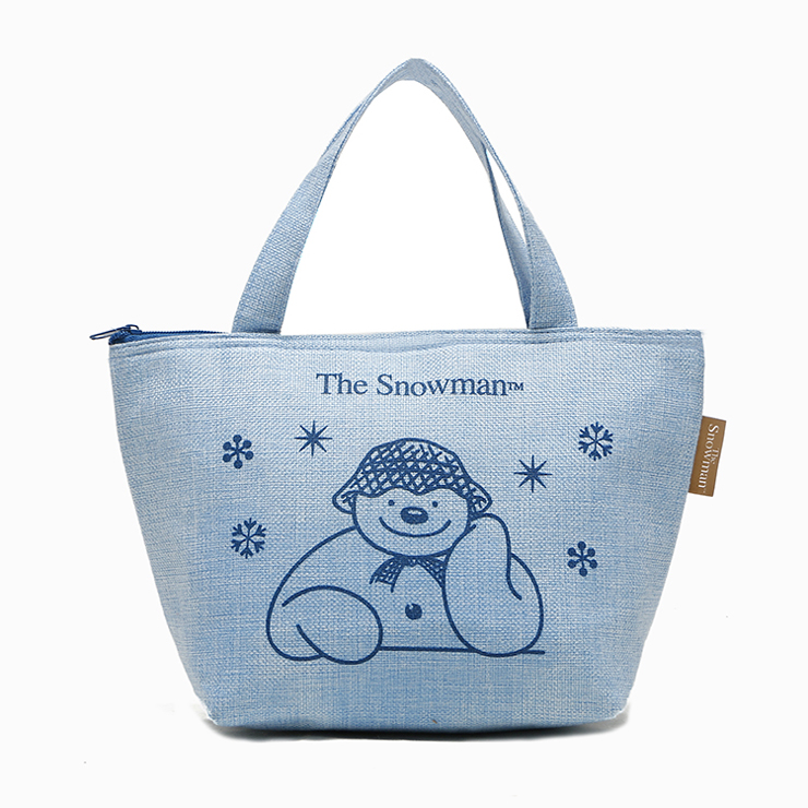 พร้อมส่ง กระเป๋าเก็บอุณหภูมิ กระเป๋าเก็บความเย็น The Snowman มีซิบ มี 2 สี