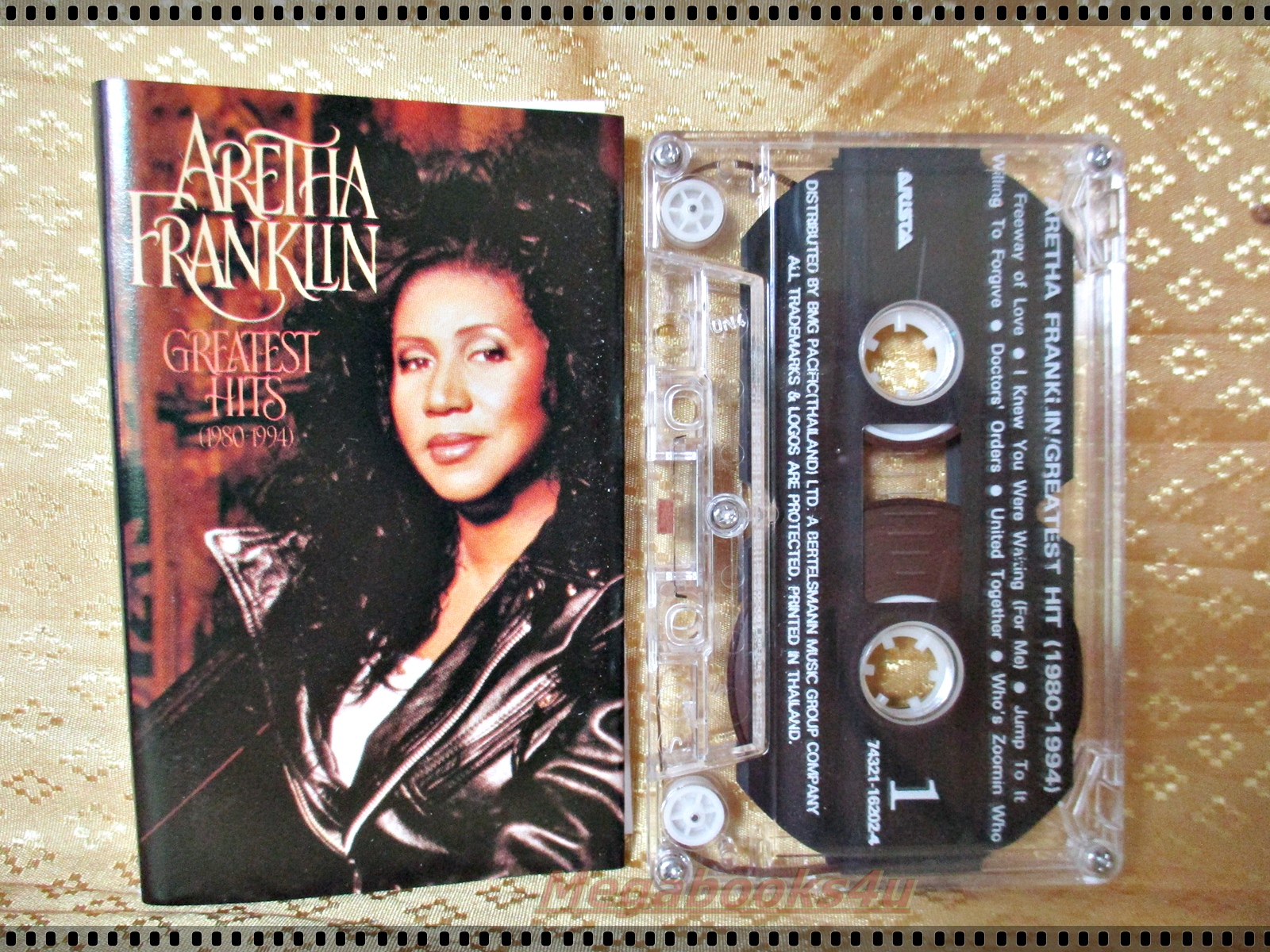 เทปเพลงสากล ARETHA FRANKLIN อัลบั้ม GREATEST HITS 1980-1994