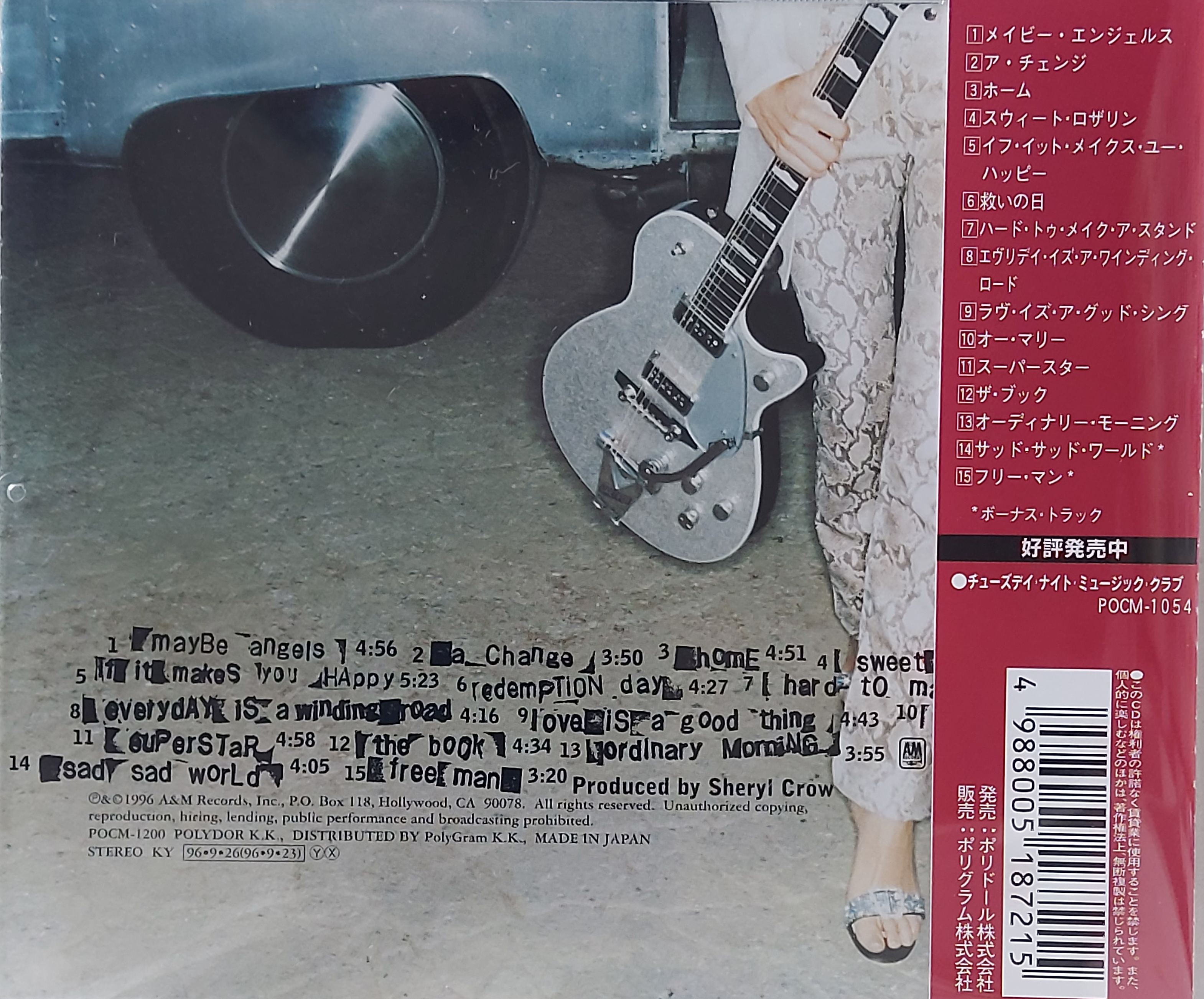 CD,Sheryl Crow - Sheryl Crow (1996)(Japan)