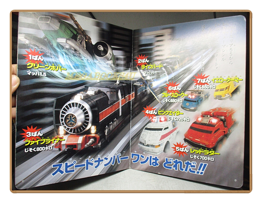 อัลบั้มภาพการ์ตูนฮีโร่ คิวคิว เซนไต โกโกไฟว์ ขบวนการ5สี ขบวนการ5พลัง สภาพดี