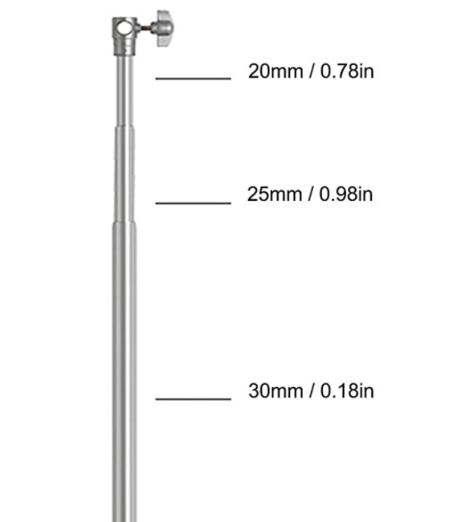 BGS-280STL 2.8x3M Stainless Telescopic Photo Background Stand