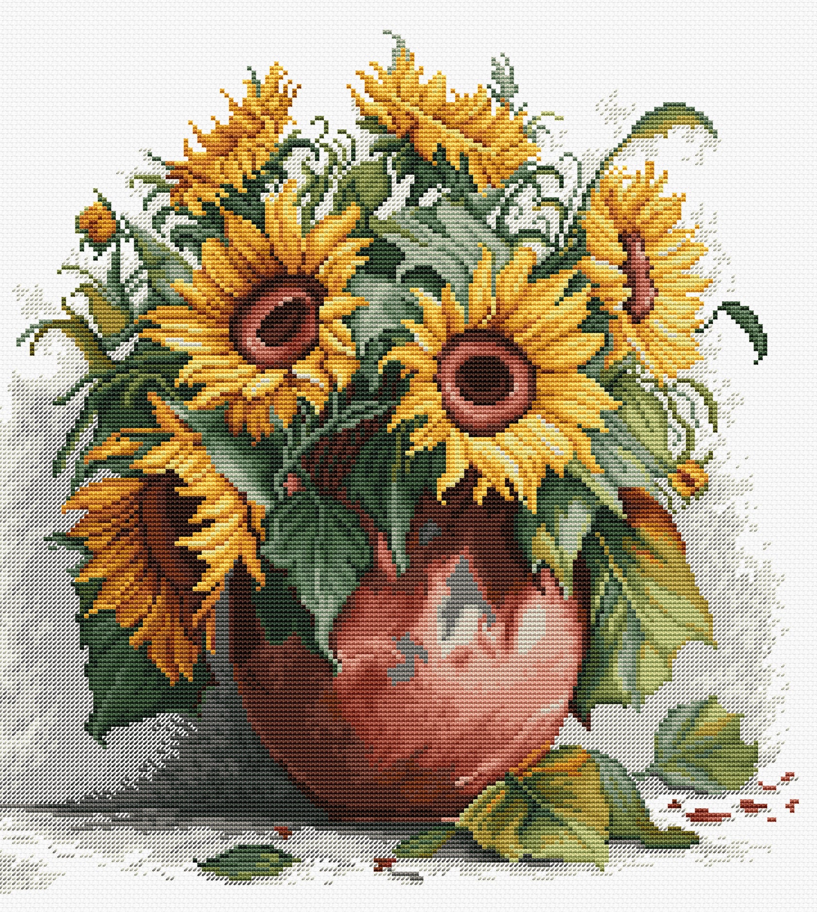 Luca-S ชุดปักครอสติช The Sunflowers