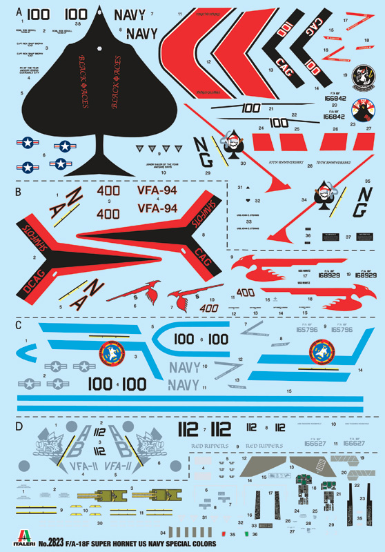 1/48 F/A-18F Super Hornet U.S. Navy Special Colors