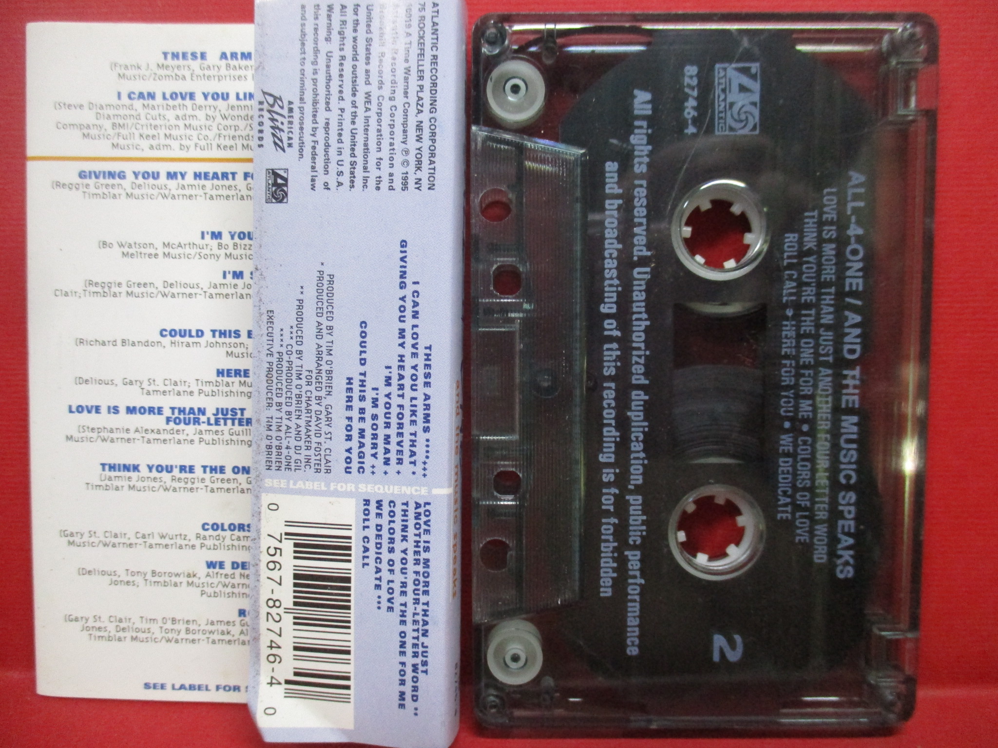 เทปเพลงสากล All-4-One / And the Music Speaks