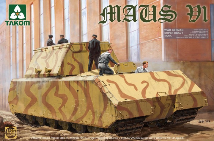 1/35 WWII German Super Heavy Tank Maus V1